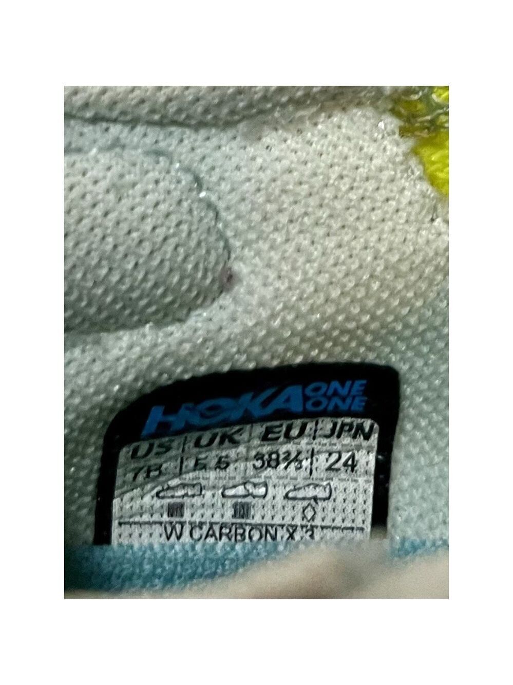 Hoka One One Carbon X 3 Low Sail Evening Primrose 1123192-BSEP size 7 B - Picture 2 of 15